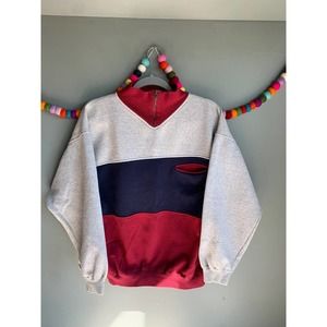 VTG 90s Polo zip collar sweatshirt